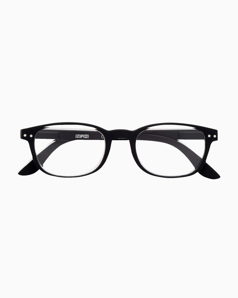 Izipizi Rectangular Black Readers Glasses- Ledbury