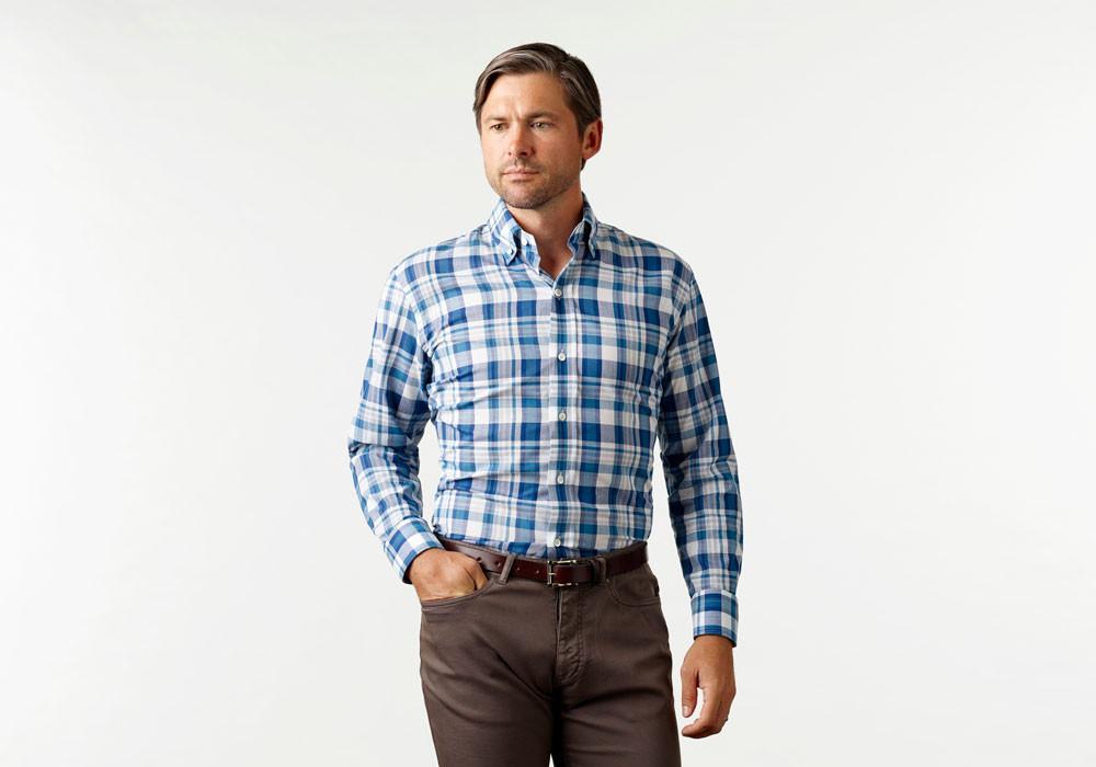 The Keyser Plaid Casual Shirt Casual Shirt- Ledbury