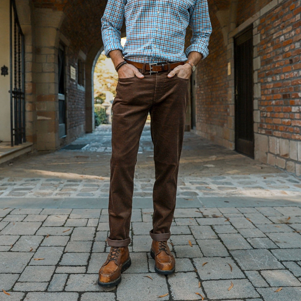 Linksoul Bark 5-Pocket Stretch Cord Pant- Ledbury