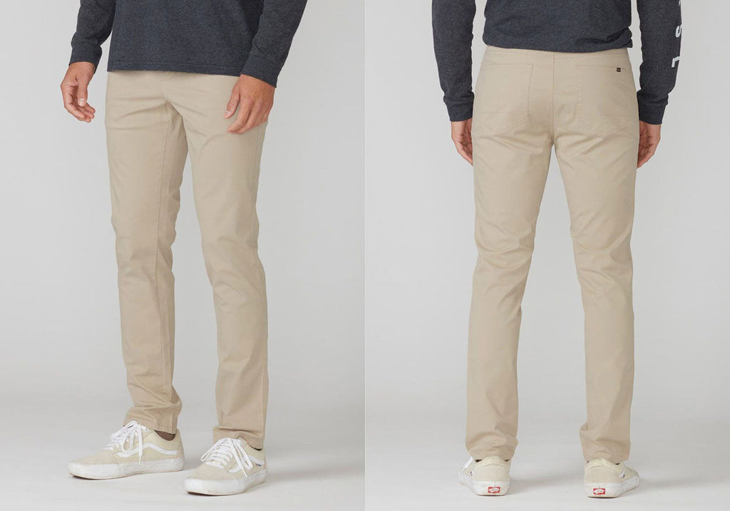 Linksoul Khaki 5-Pocket Crosby Pant Pant- Ledbury