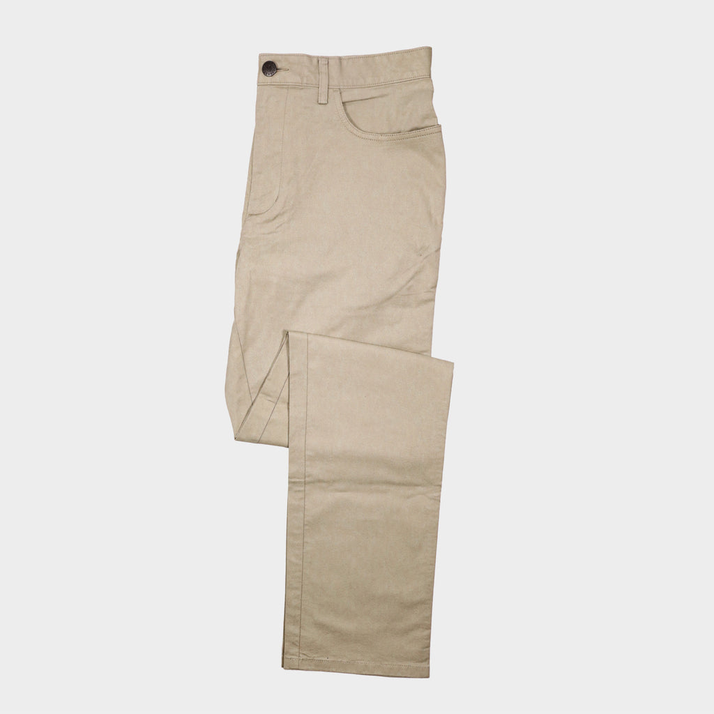 Linksoul Khaki 5-Pocket Crosby Pant Pant- Ledbury