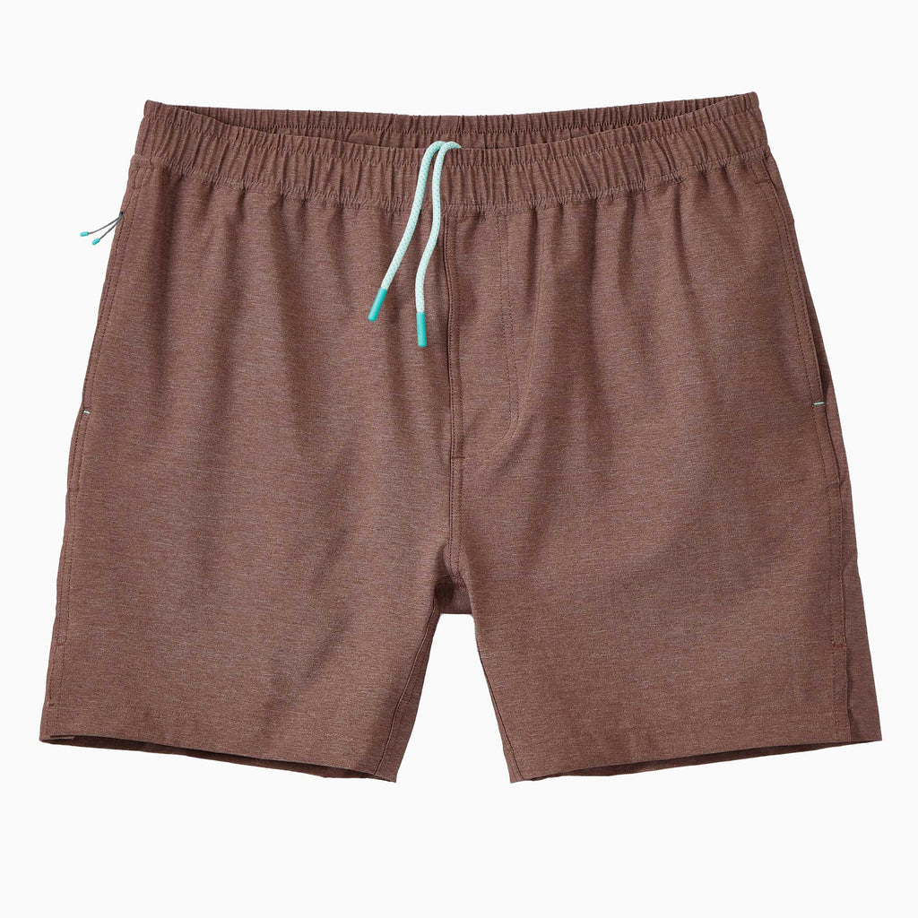Myles Apparel Heather Clay Momentum Short Shorts- Ledbury