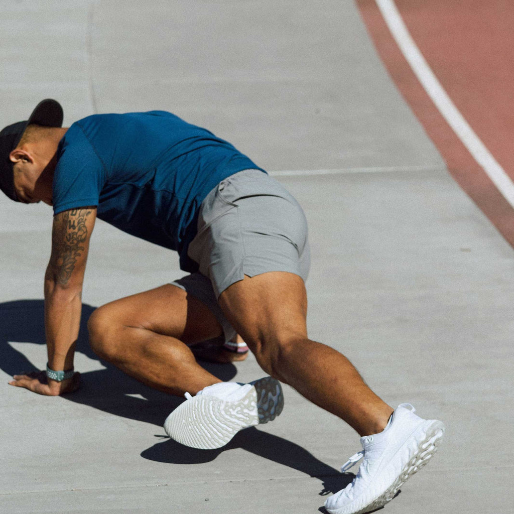 Myles Apparel Heather Grey Momentum Short Shorts- Ledbury