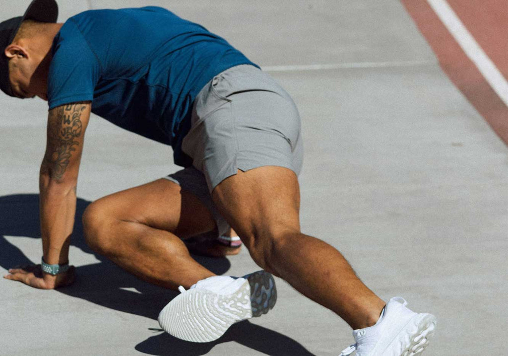 Myles Apparel Heather Grey Momentum Short Shorts- Ledbury
