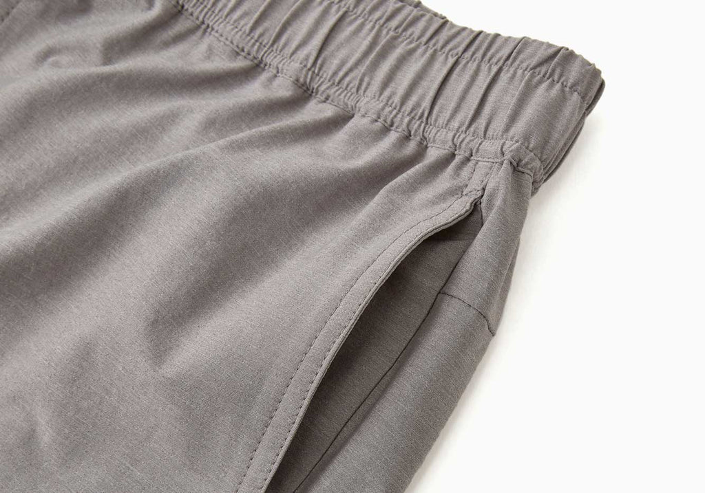 Myles Apparel Heather Grey Momentum Short Shorts- Ledbury