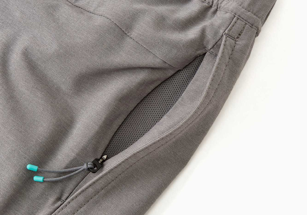 Myles Apparel Heather Grey Momentum Short Shorts- Ledbury