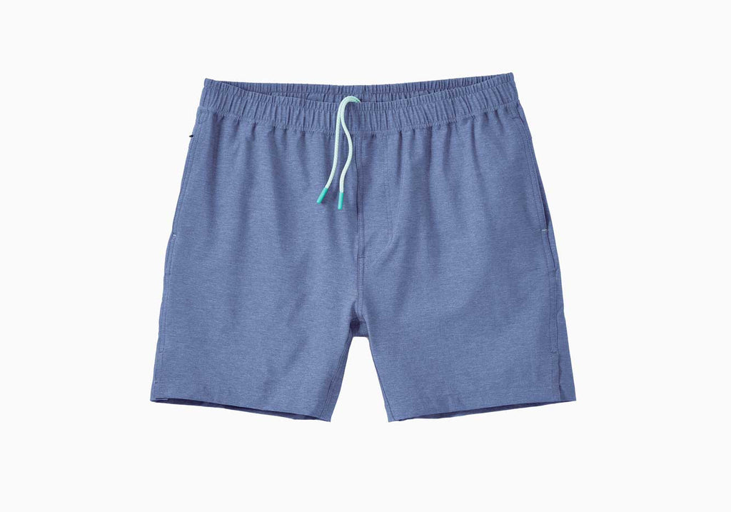 Myles Appearel Heather Marine Momentum Short Shorts- Ledbury