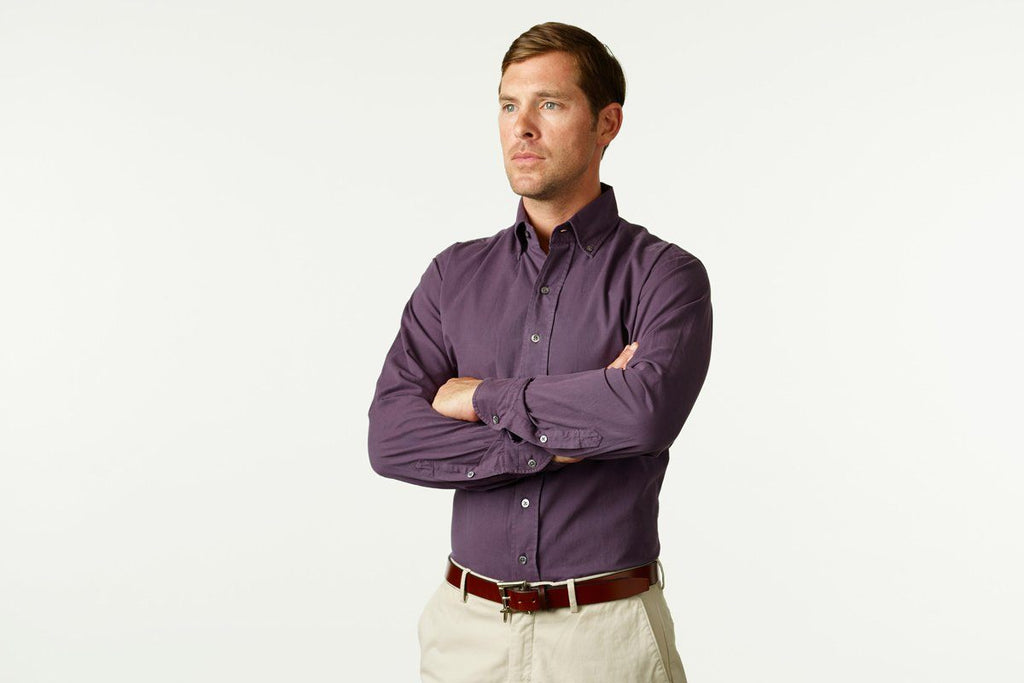 The Mulberry Barrington Gabardine Casual Shirt- Ledbury