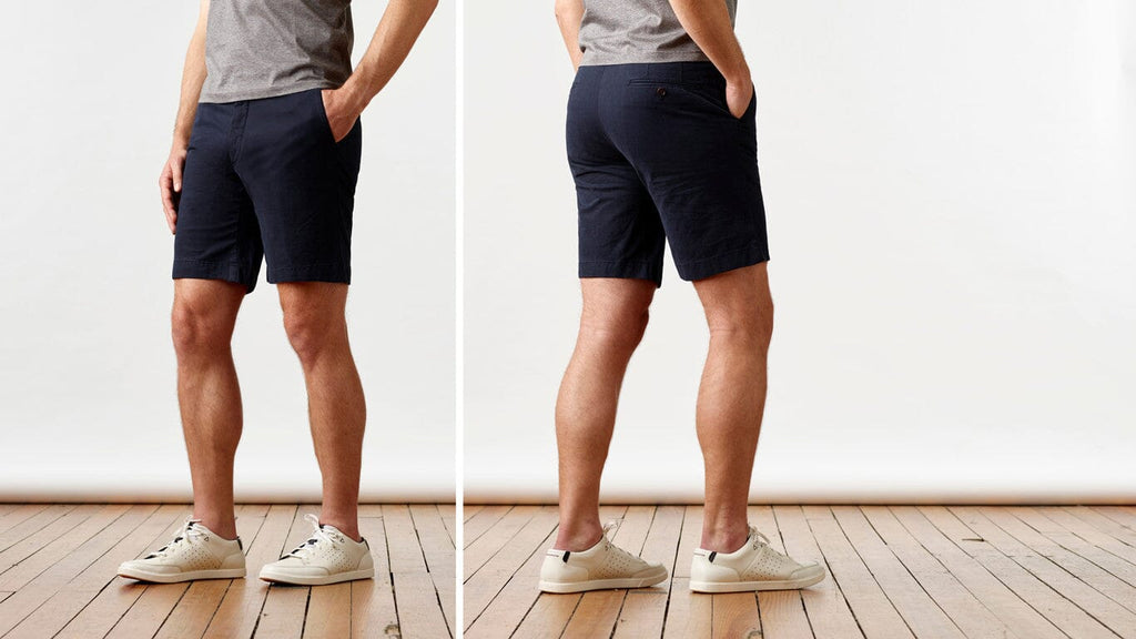 The Navy Richmond Chino Short Shorts- Ledbury