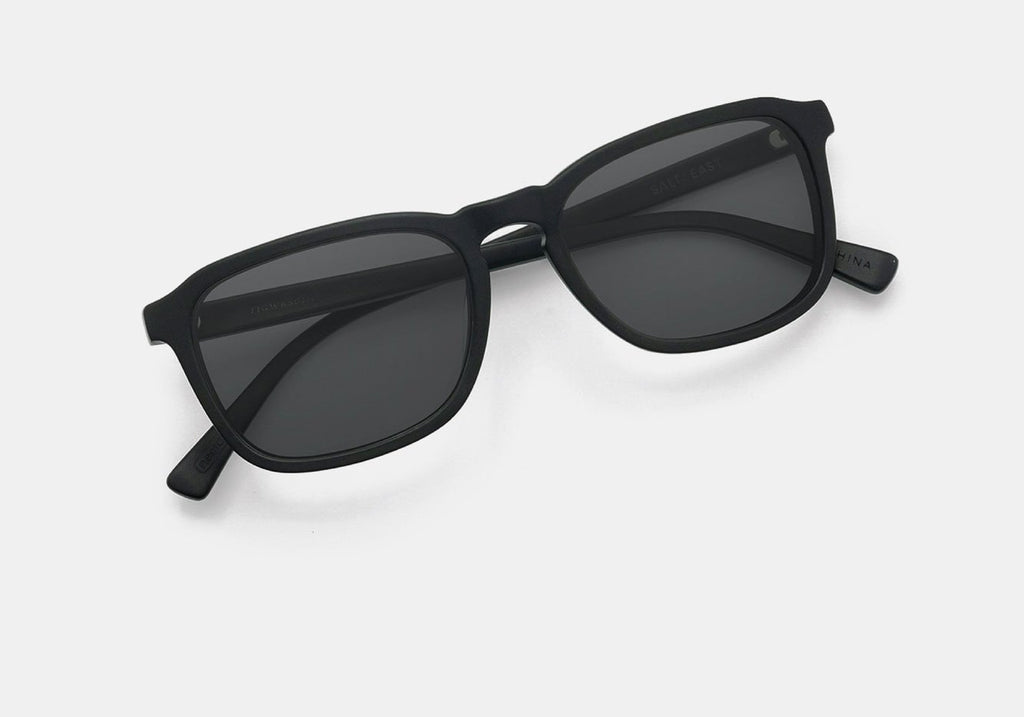 Nectar Matte Midnight Black Hawksbill Polarized Sunglasses Sunglasses- Ledbury