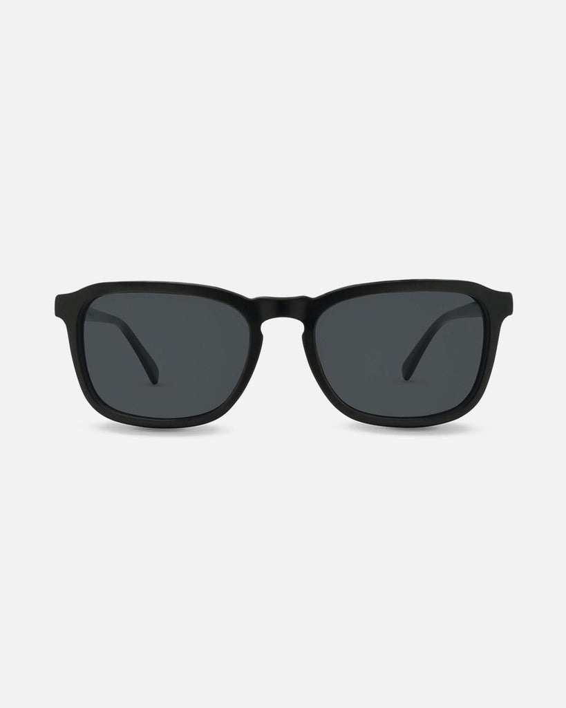 Nectar Matte Midnight Black Hawksbill Polarized Sunglasses Sunglasses- Ledbury