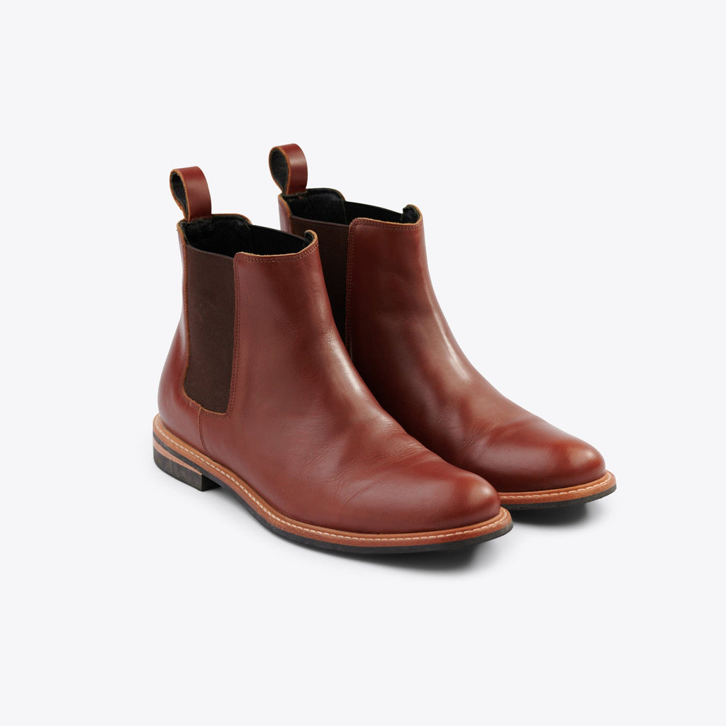 Nisolo Brandy All-Weather Chelsea Boot Footwear- Ledbury