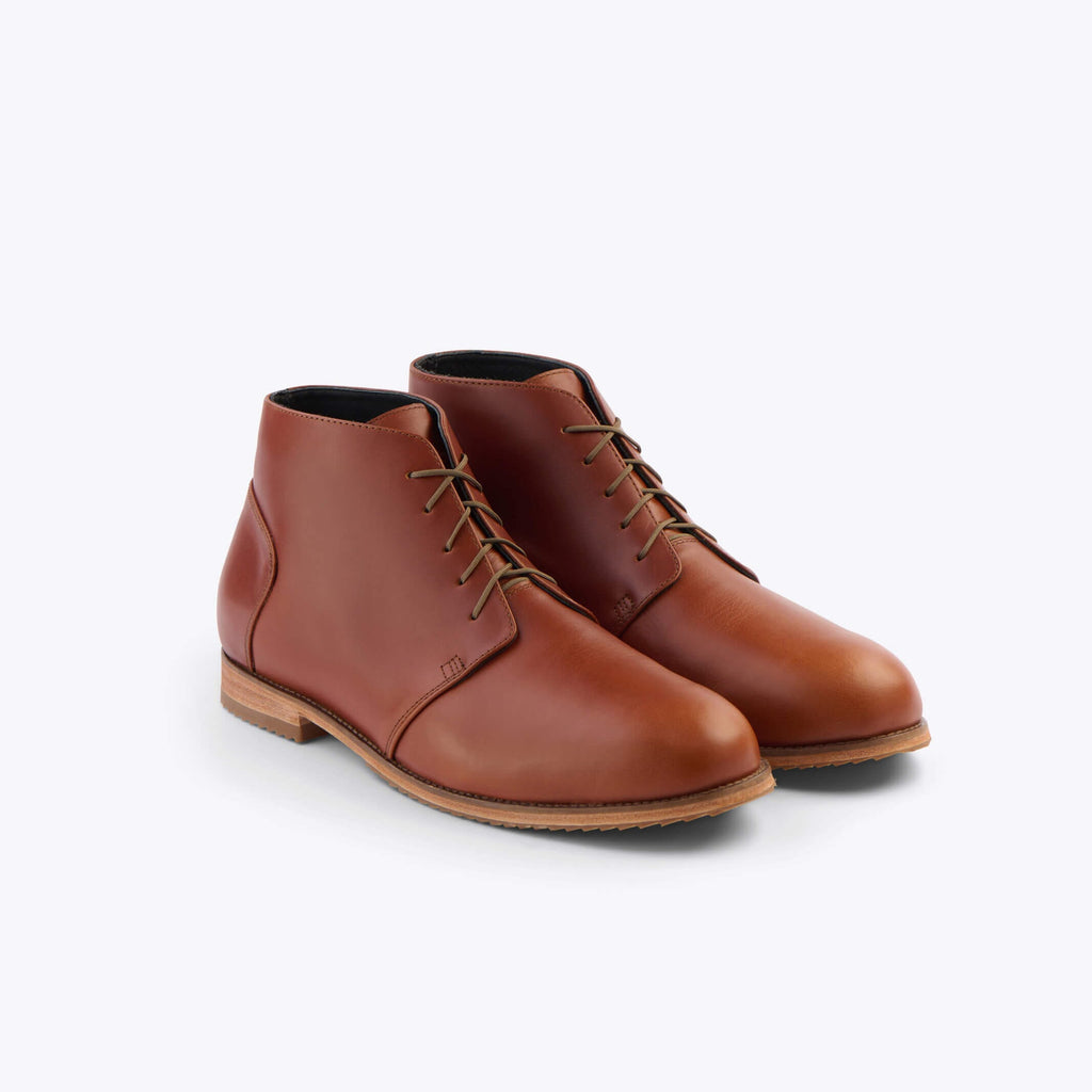 Nisolo Brandy Everyday Chukka Boot Footwear- Ledbury