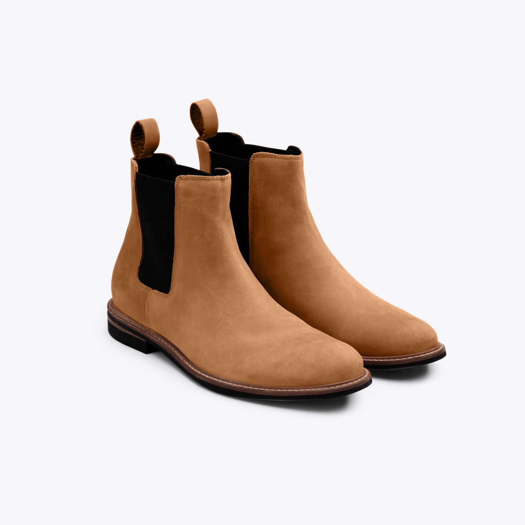 Nisolo Tobacco All-Weather Chelsea Boot Footwear- Ledbury