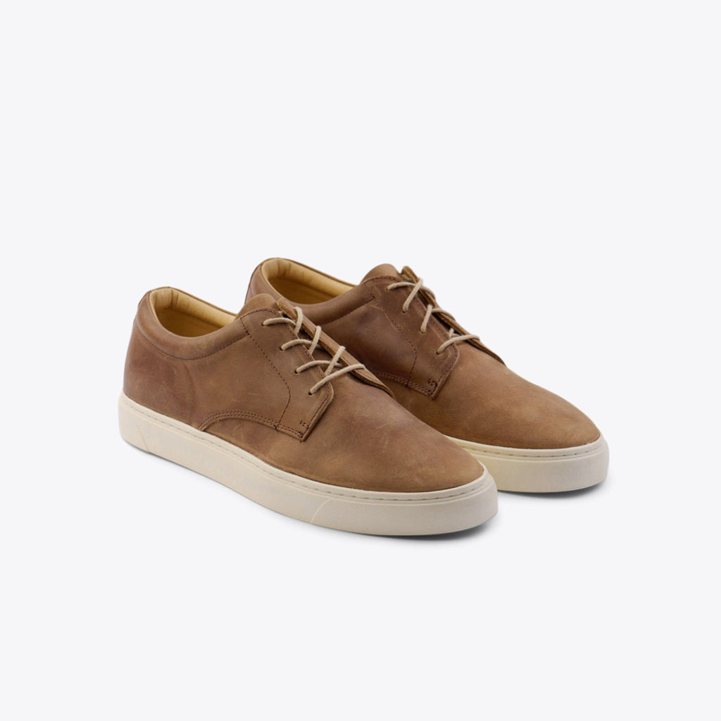 Nisolo Tobacco Everyday Low Top Sneaker Footwear- Ledbury