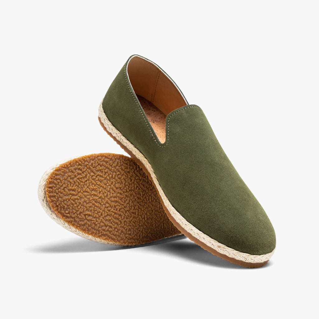 Patara Olive Smoking Slipper Footwear- Ledbury