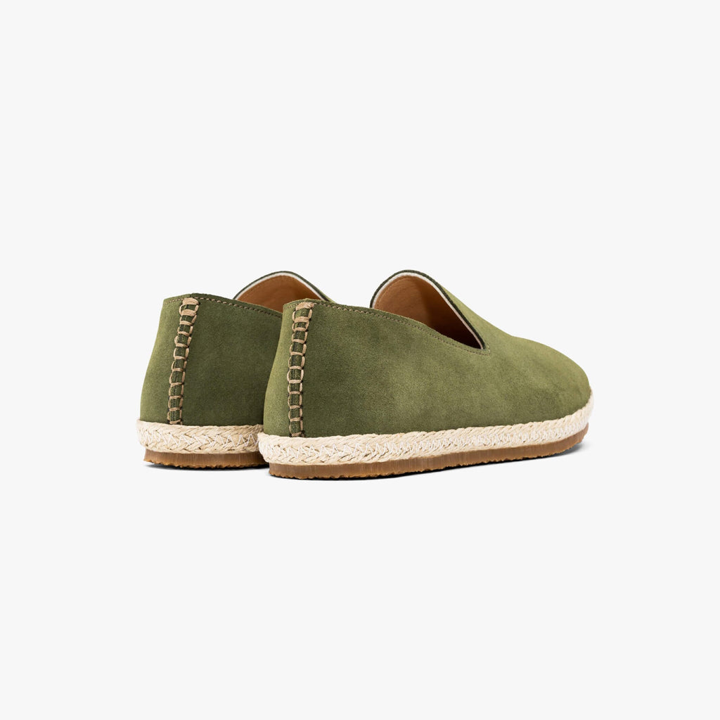 Patara Olive Smoking Slipper Footwear- Ledbury