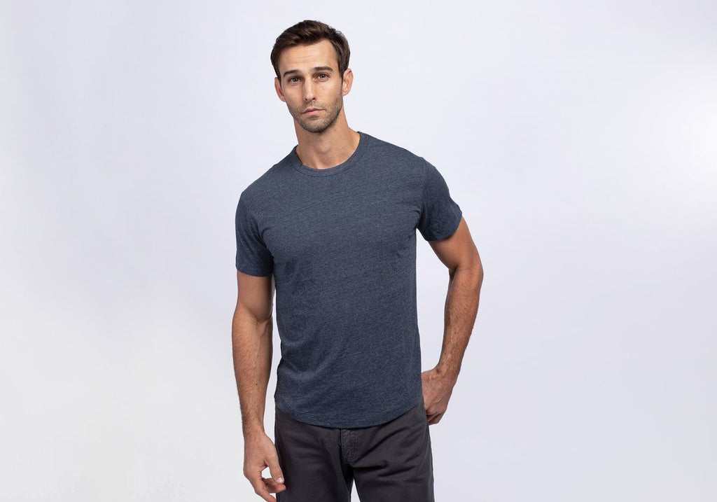 ONIA Navy Joey Crewneck Tee T-Shirt- Ledbury