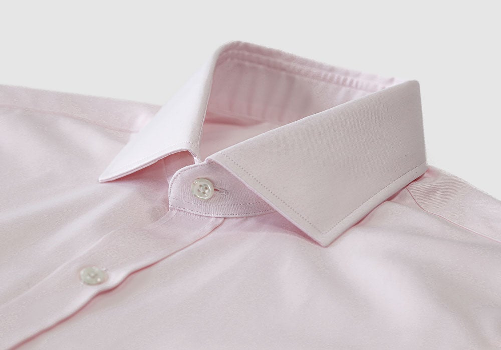 The Pink Fine Twill Spread Dress Shirt – Ledbury
