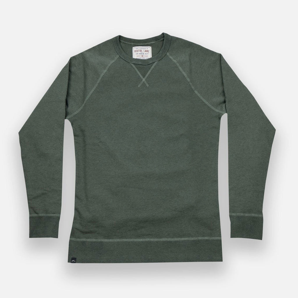 Pistol Lake Alpine French Terry Crew Neck Sweatshirt Sweatshirt- Ledbury