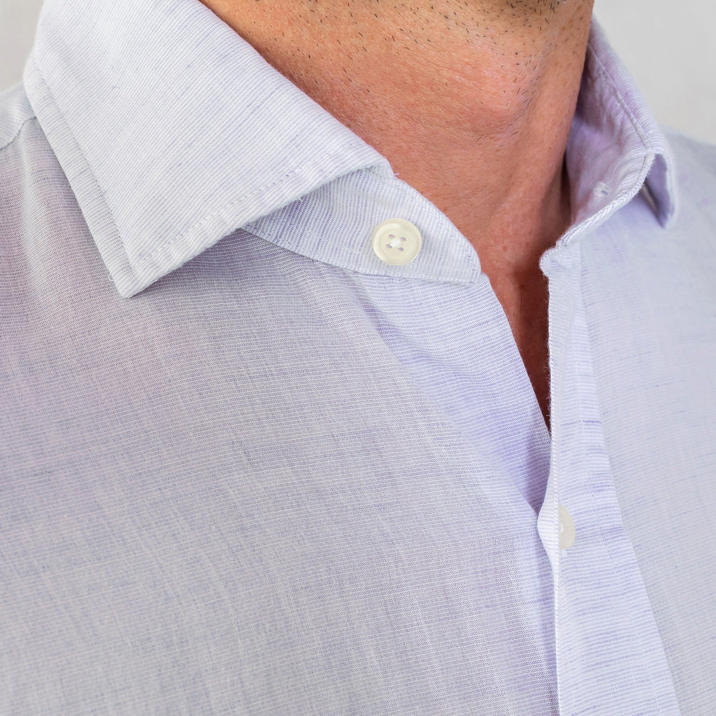 The Lavender Kingston Cotton Linen Casual Shirt Casual Shirt- Ledbury