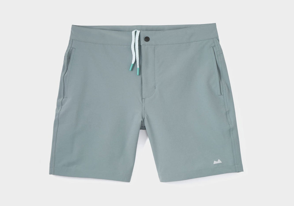 Myles Apparel Sea Gray Seacliff Swim Short Swimwear- Ledbury