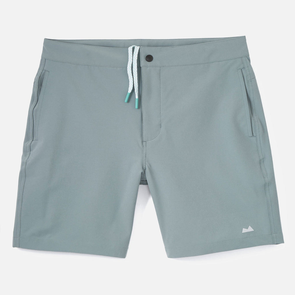 Myles Apparel Sea Gray Seacliff Swim Short Swimwear- Ledbury