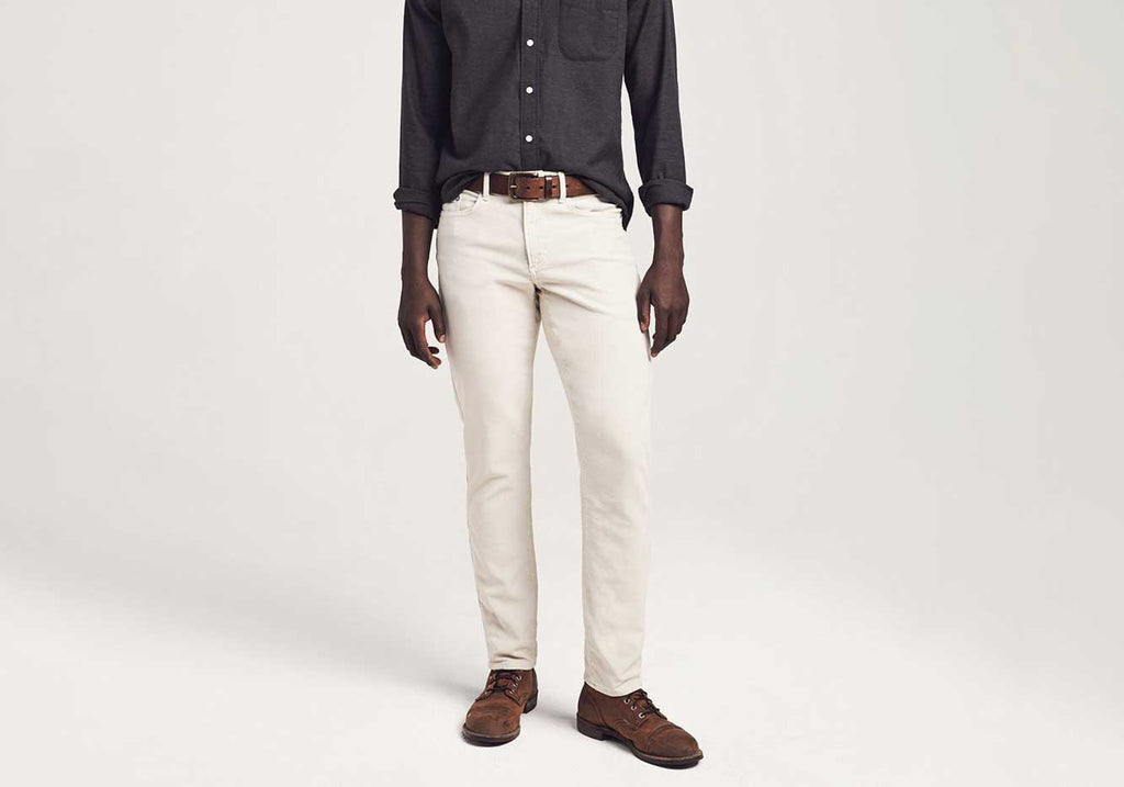 Faherty Stone Stretch Terry 5-Pocket Pant- Ledbury