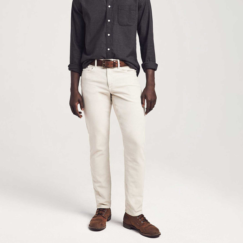 Faherty Stone Stretch Terry 5-Pocket Pant- Ledbury