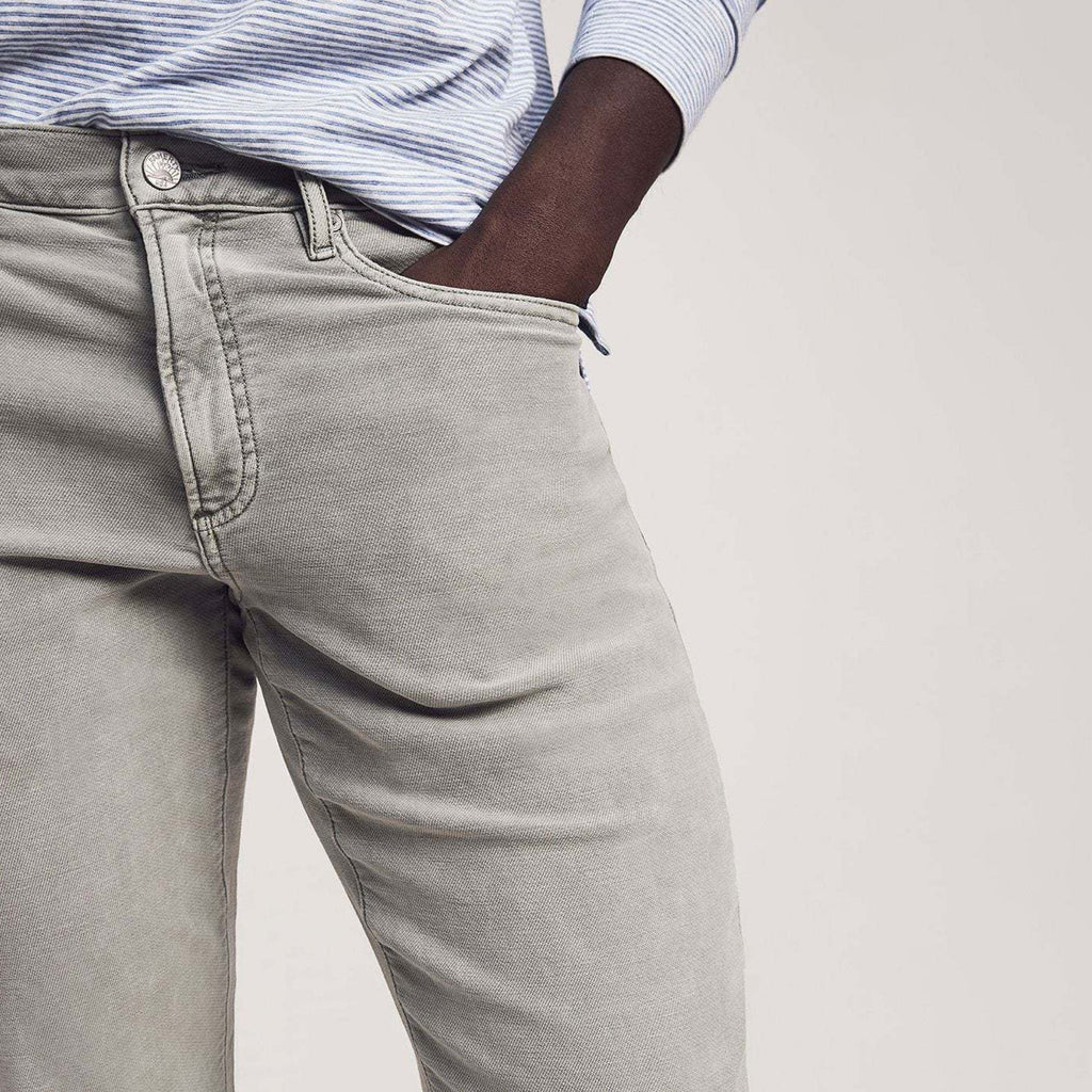 Faherty Faded Olive Stretch Terry 5 Pocket Pant- Ledbury