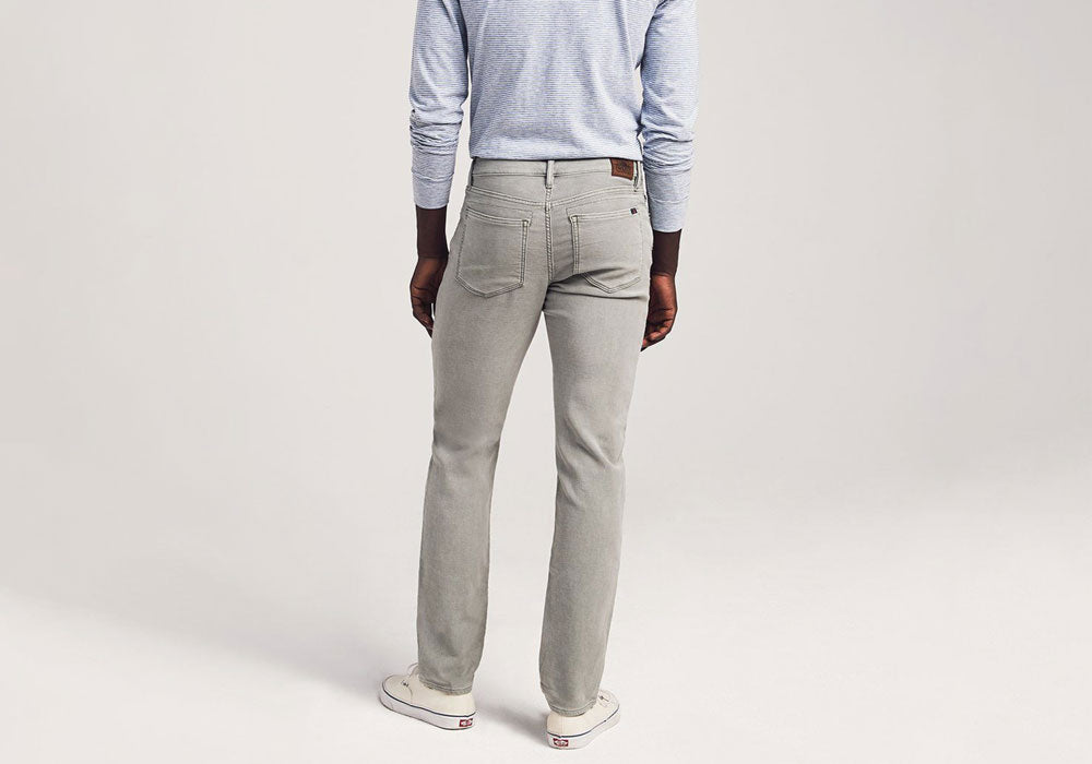Faherty Faded Olive Stretch Terry 5 Pocket Pant- Ledbury