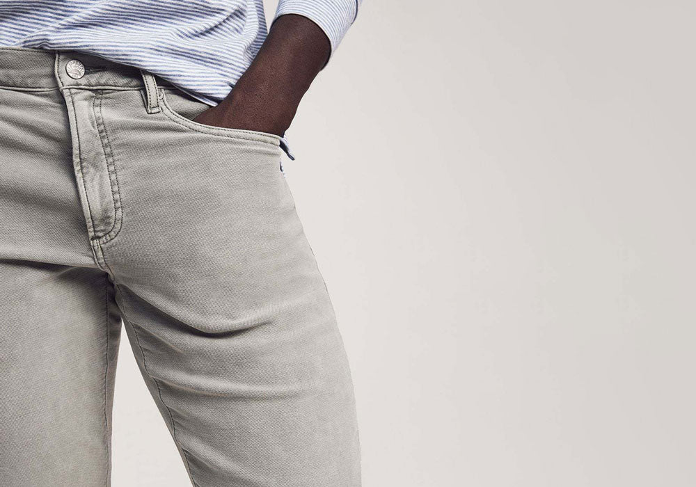 Faherty Faded Olive Stretch Terry 5 Pocket Pant- Ledbury