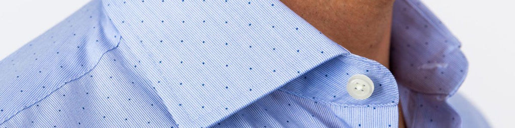 The Blue Conlon Dot Dress Shirt Dress Shirt- Ledbury