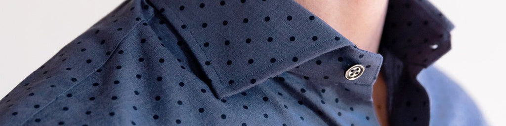 The Cadet Blue Lonsdale Printed Dot Casual Shirt Casual Shirt- Ledbury