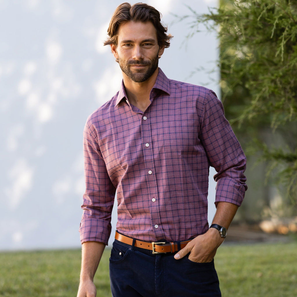 The Currant Wiltsie Check Custom Shirt Custom Casual Shirt- Ledbury