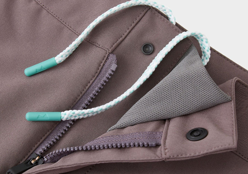 Myles Apparel Plum Gray Sutro Swim Trunk Swimwear- Ledbury