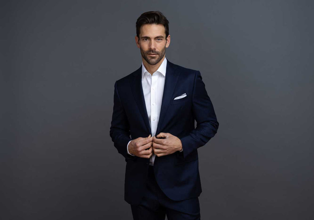The White Adler Custom Shirt Custom Dress Shirt- Ledbury