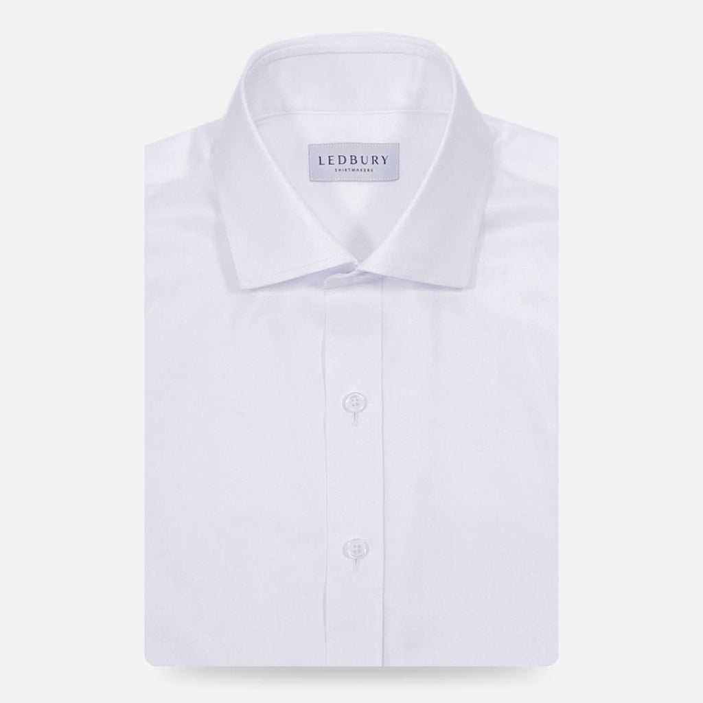 The White Adler Custom Shirt Custom Dress Shirt- Ledbury