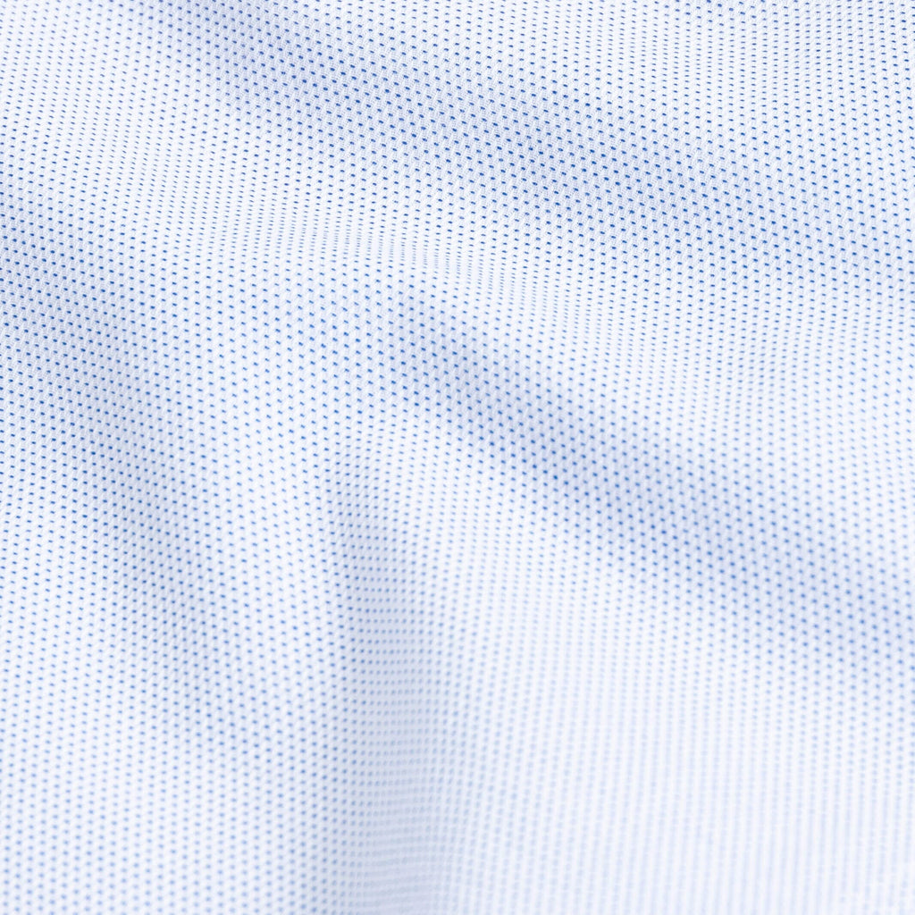 The Light Blue Albright Dot Soft Shirt Dress Shirt- Ledbury