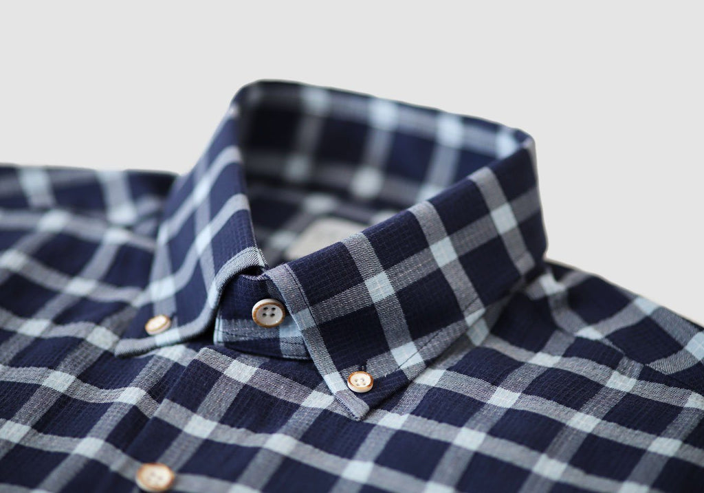 The Navy Arlen Check Casual Shirt Casual Shirt- Ledbury