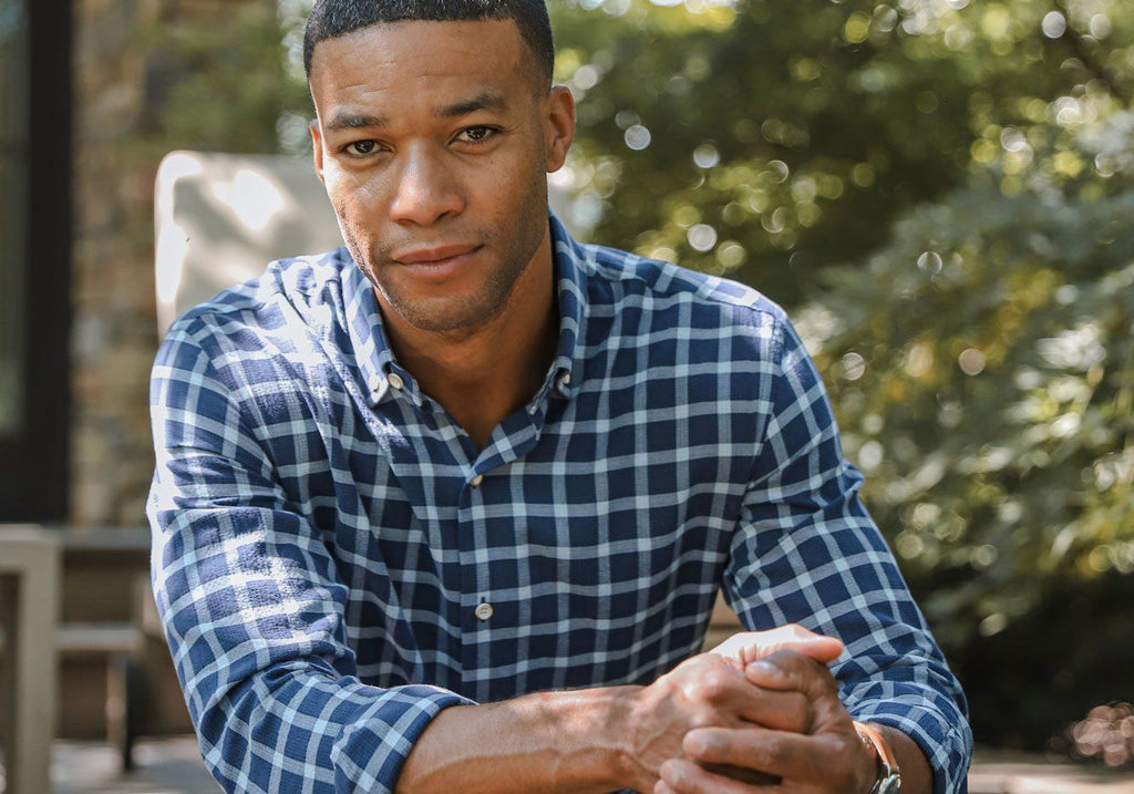 The Navy Arlen Check Casual Shirt Casual Shirt- Ledbury