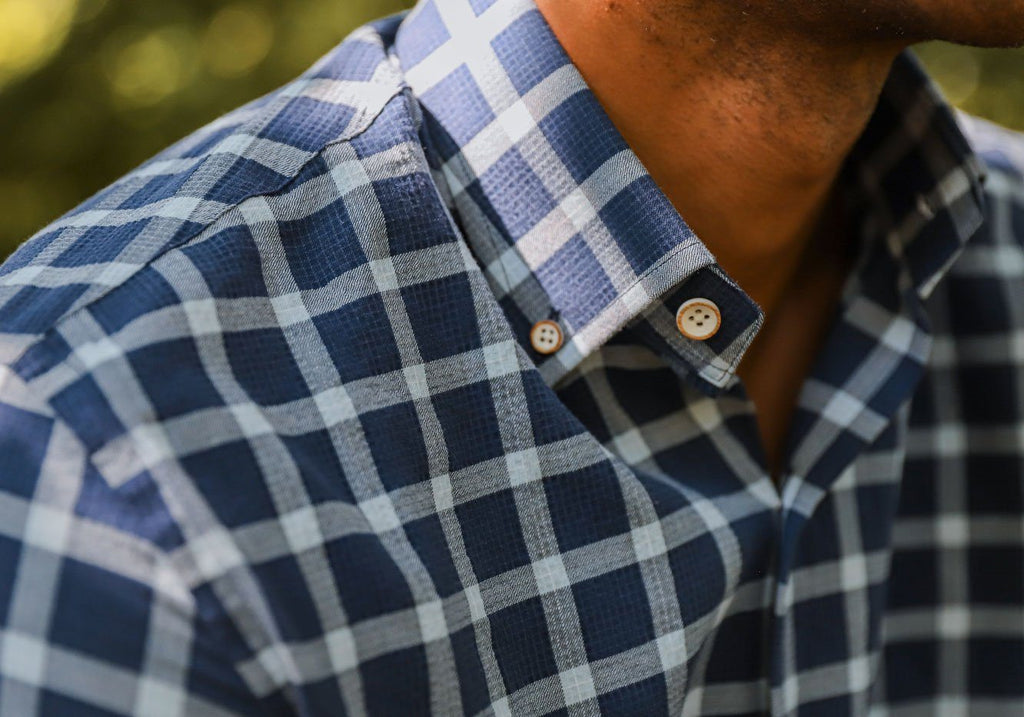 The Navy Arlen Check Casual Shirt Casual Shirt- Ledbury