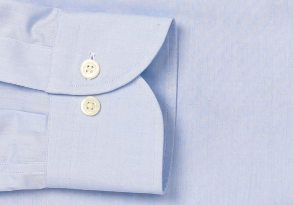 The Blue Italian-woven Astor Poplin Dress Shirt Dress Shirt- Ledbury