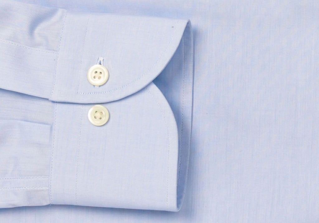 The Blue Astor Poplin Dress Shirt Dress Shirt- Ledbury