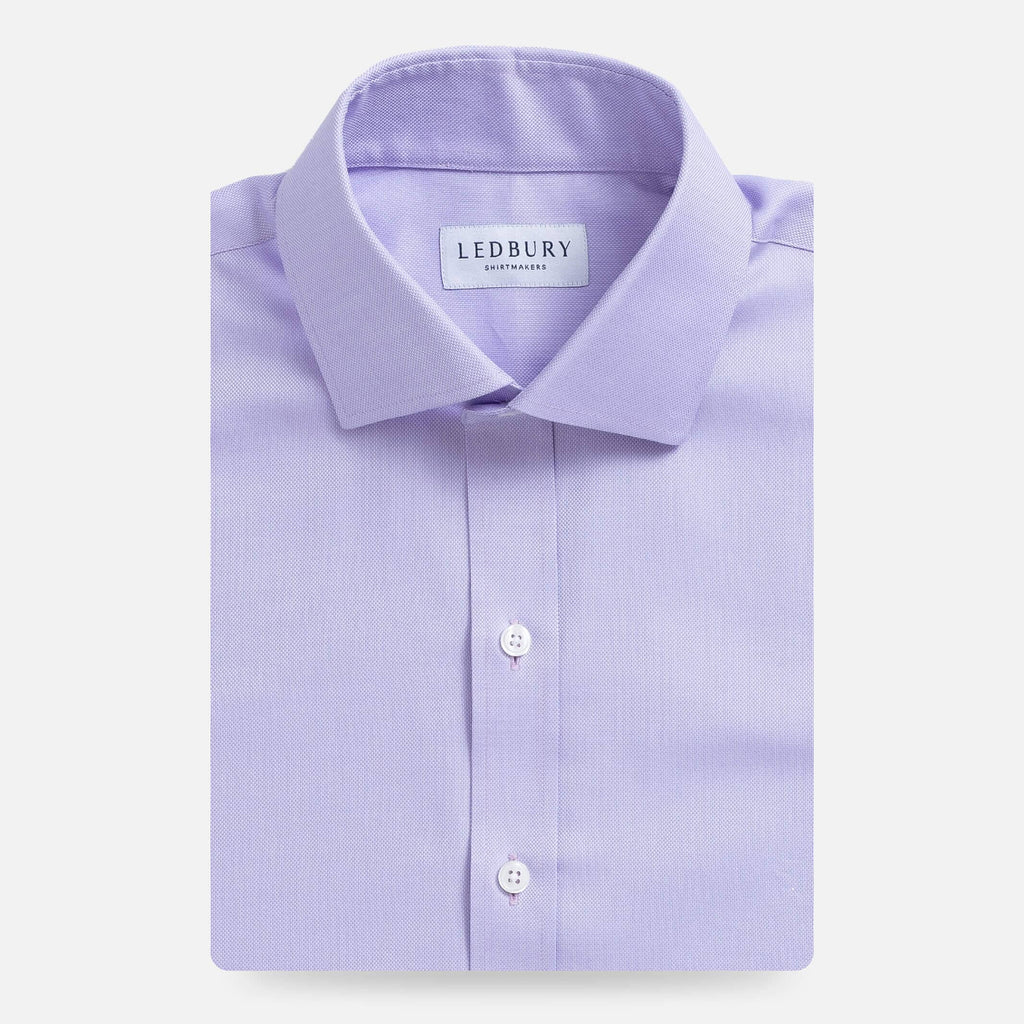 The Lavender Belvedere Royal Oxford Custom Shirt Custom Dress Shirt- Ledbury