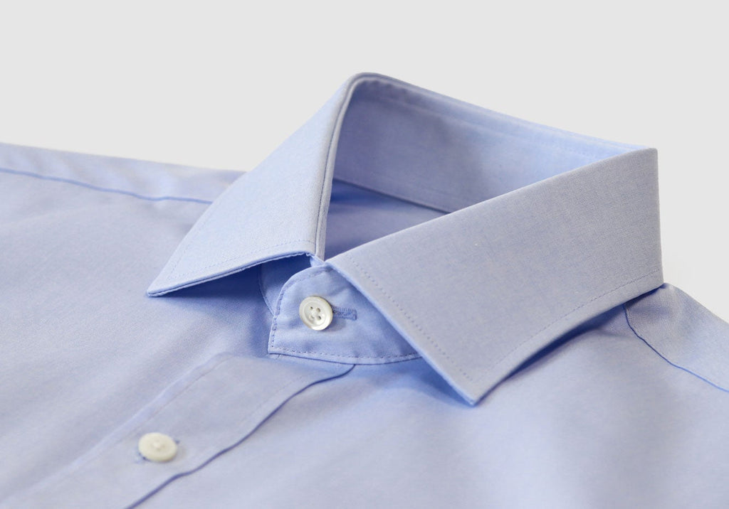 The Blue Astor Poplin Dress Shirt Dress Shirt- Ledbury