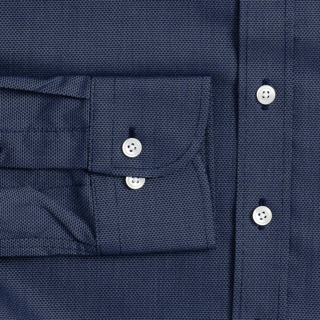 The Blue Boughton Geo Custom Shirt Custom Dress Shirt- Ledbury