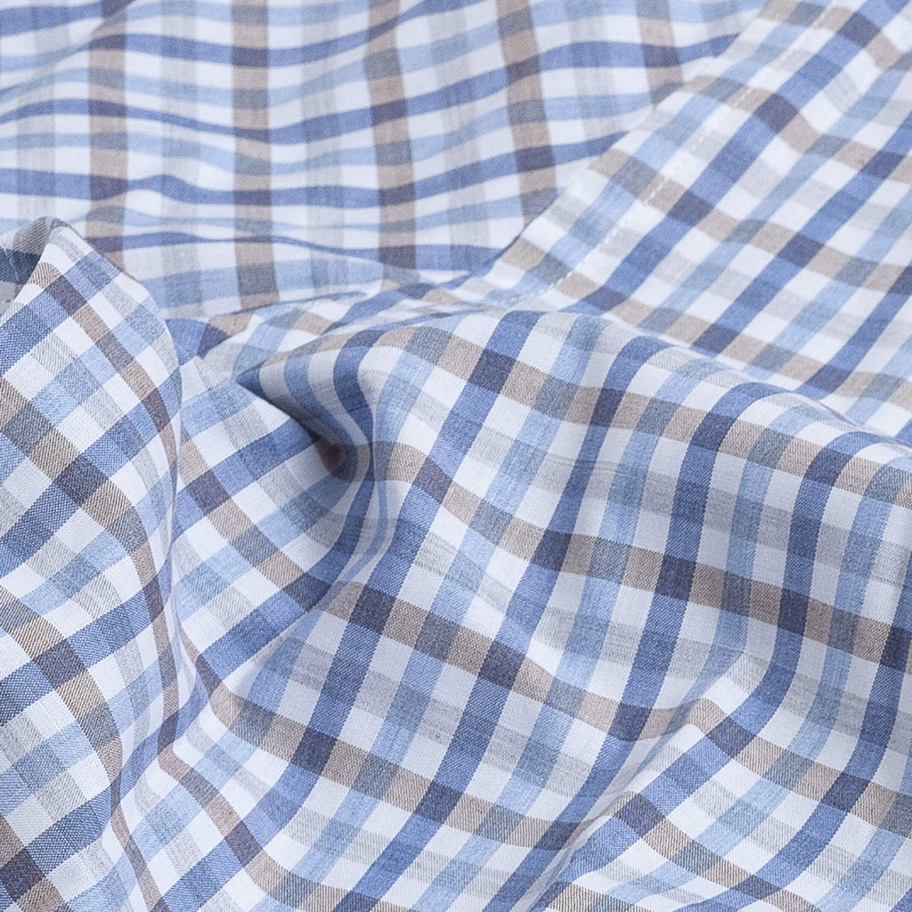 The Blue Heather Lore Check Dress Shirt Dress Shirt- Ledbury