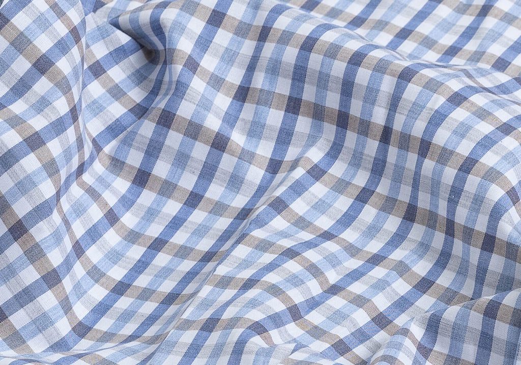 The Blue Heather Lore Check Dress Shirt Dress Shirt- Ledbury