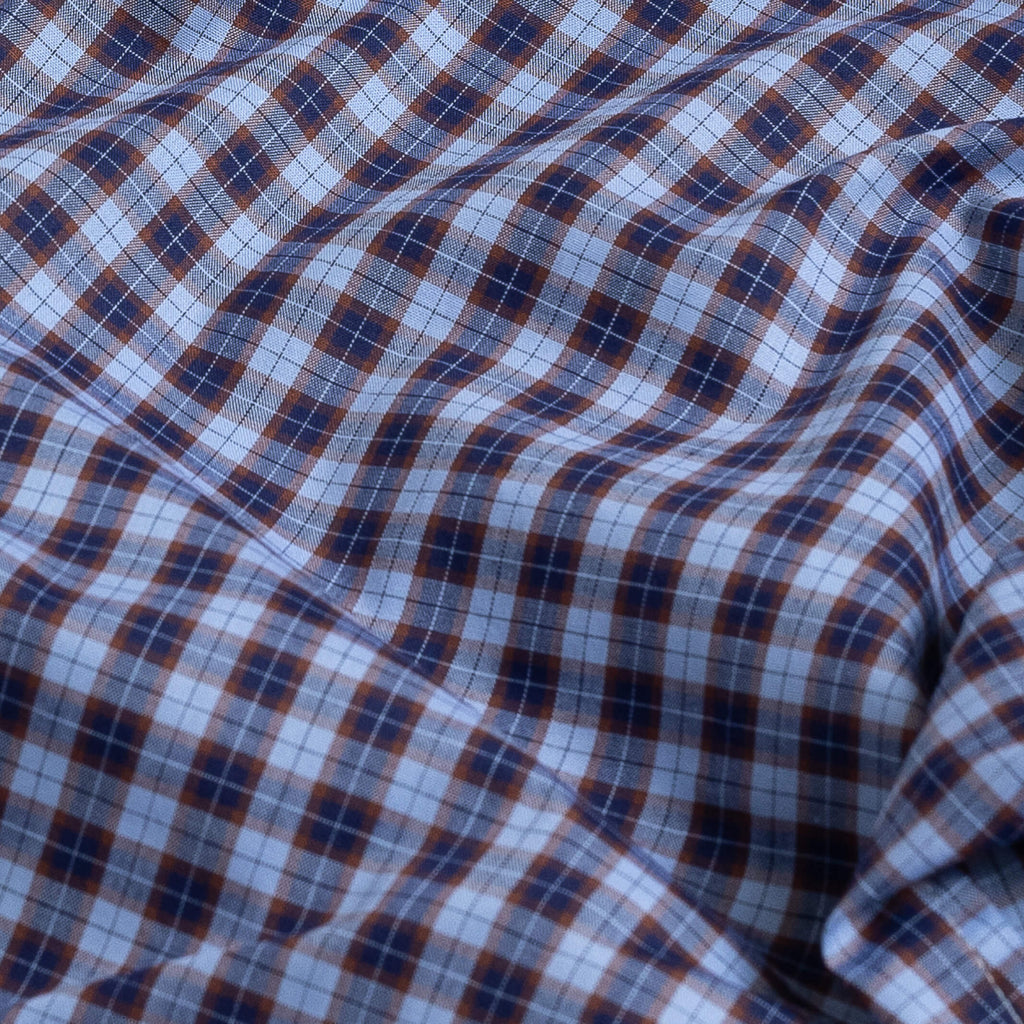 The Blue Parsons Check Custom Shirt Custom Dress Shirt- Ledbury